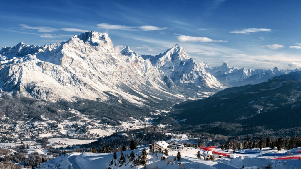 Cortina d'Ampezzo, zimowa stolica Włoch, od zawsze wabi (richiamare) gości wszelkiego typu (visitatori di ogni tipo)